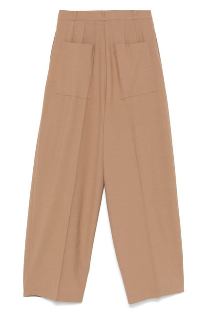 Semicouture Trousers Beige