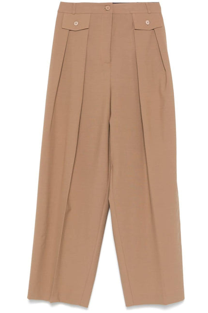 Semicouture Trousers Beige