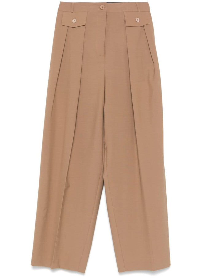 Semicouture Trousers Beige