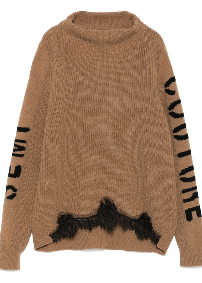 Semicouture Sweaters Beige