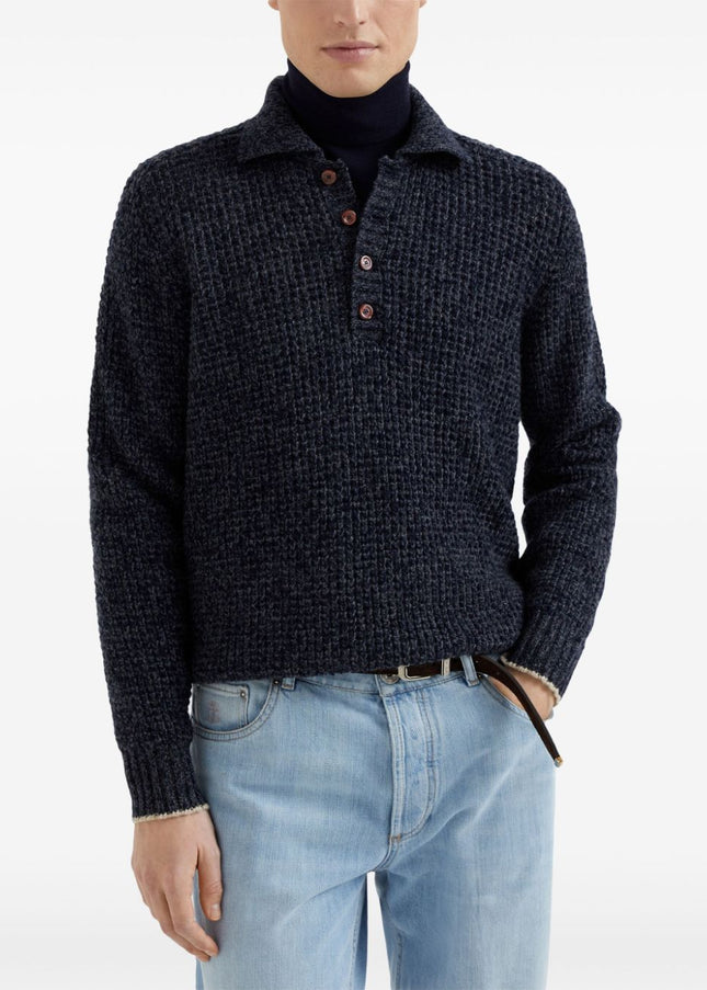 Brunello Cucinelli Sweaters Blue