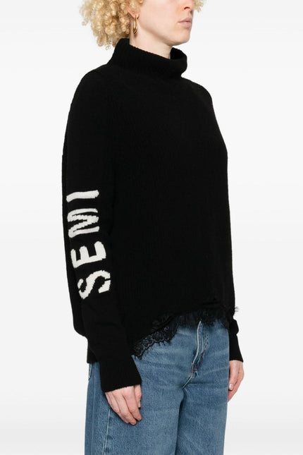 Semicouture Sweaters Black