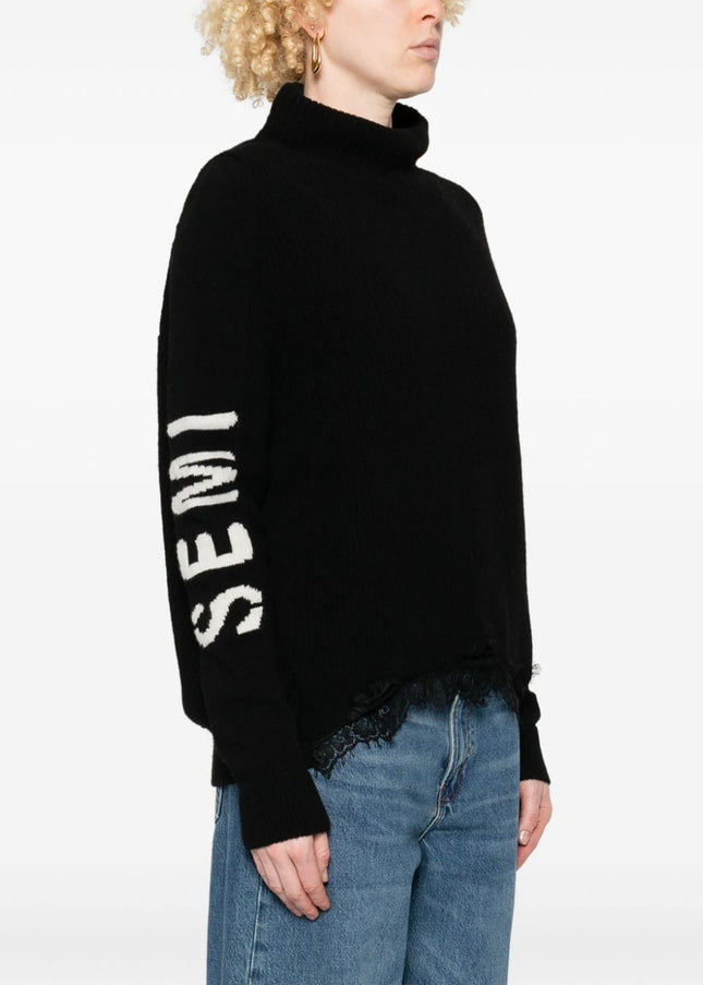 Semicouture Sweaters Black