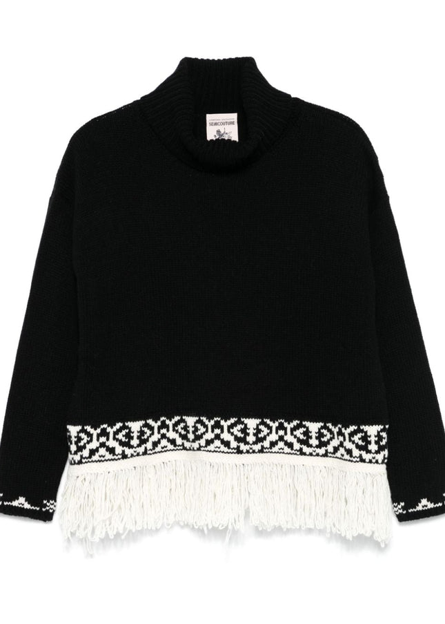 Semicouture Sweaters Black