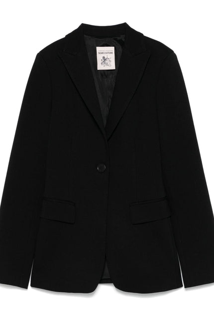 Semicouture Jackets Black