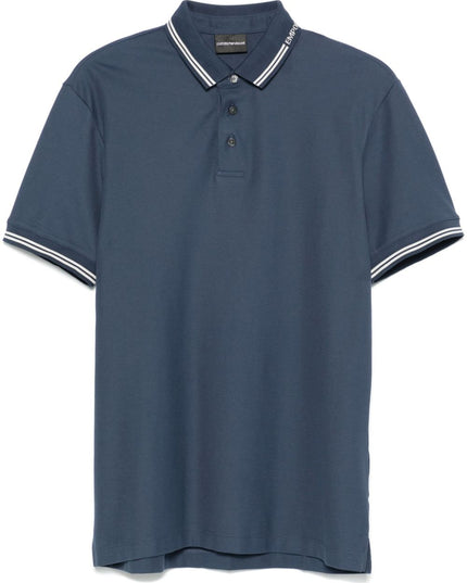 Emporio Armani T-shirts and Polos Clear Blue