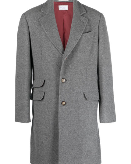 Brunello Cucinelli Coats Grey