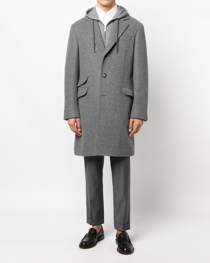 Brunello Cucinelli Coats Grey