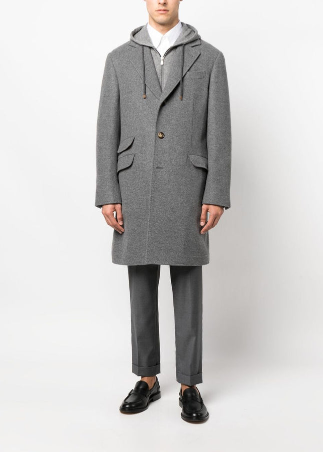 Brunello Cucinelli Coats Grey