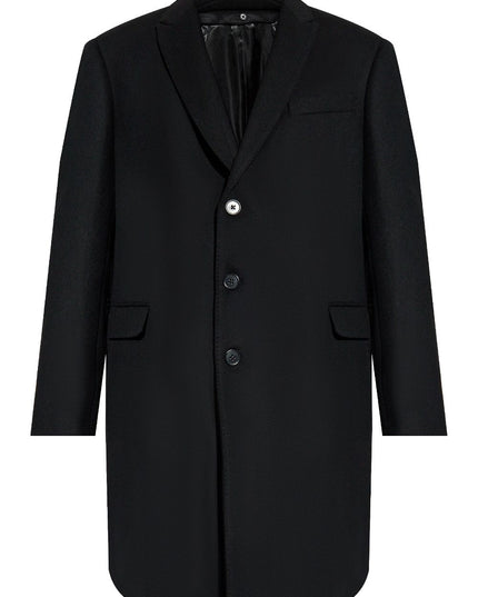 Emporio Armani Coats Black