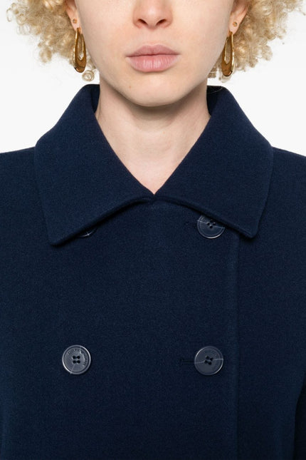 Emporio Armani Coats Blue