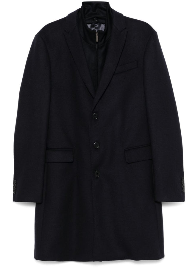 Emporio Armani Coats Blue