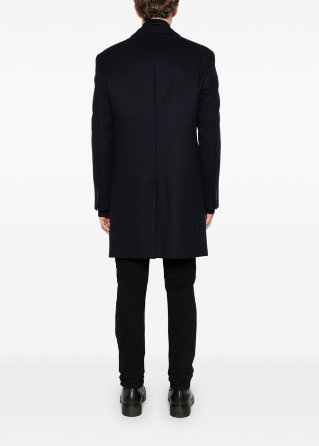 Emporio Armani Coats Blue