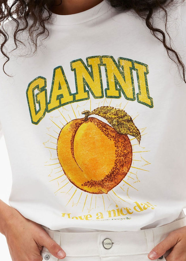 GANNI T-shirts and Polos White