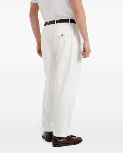 Brunello Cucinelli Trousers White