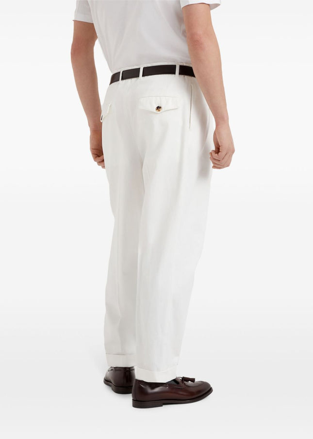 Brunello Cucinelli Trousers White