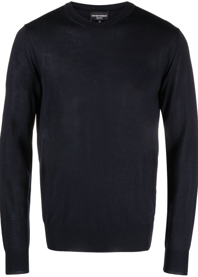 Emporio Armani Sweaters Blue