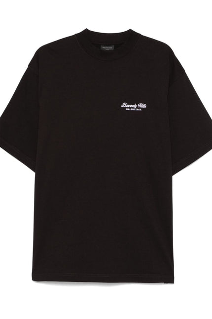 Balenciaga T-shirts and Polos Black