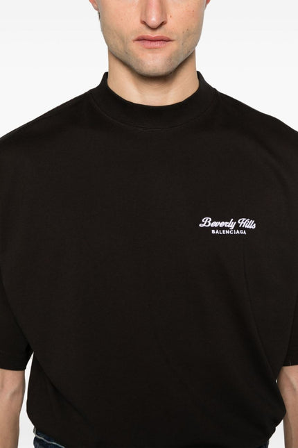 Balenciaga T-shirts and Polos Black