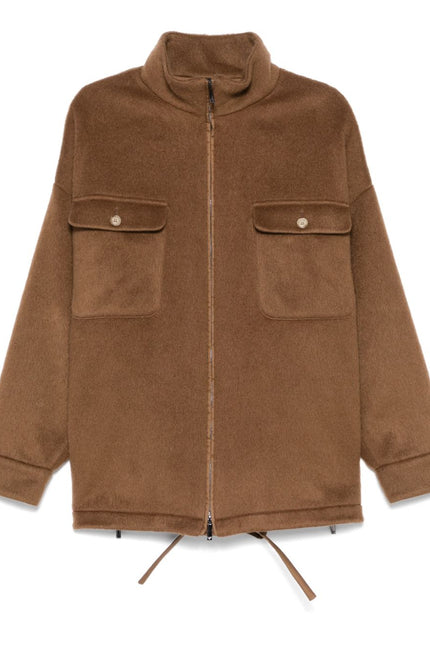 Emporio Armani Coats Brown