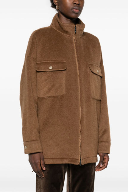 Emporio Armani Coats Brown