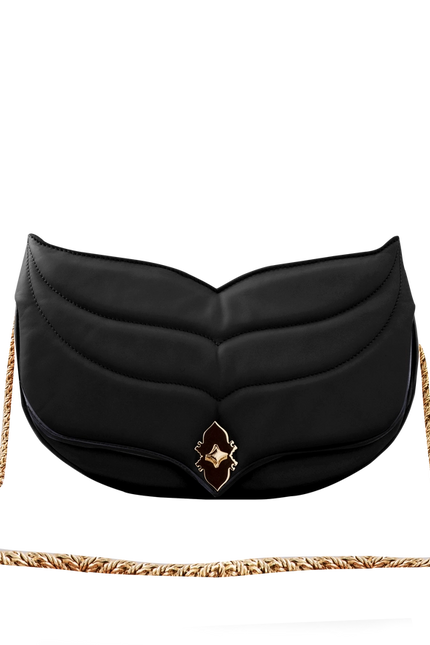 Wing Black-Bag-DELLALUNA-7''x8'' inches-Urbanheer