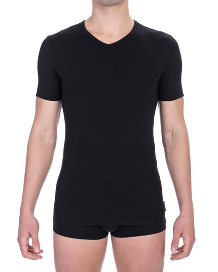 Bikkembergs Black Cotton Men T-Shirt