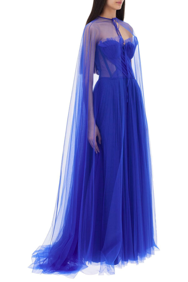 1913 Dresscode tulle cape - Blue