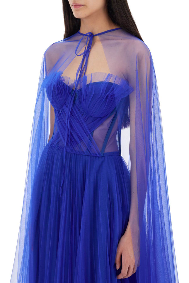 1913 Dresscode tulle cape - Blue