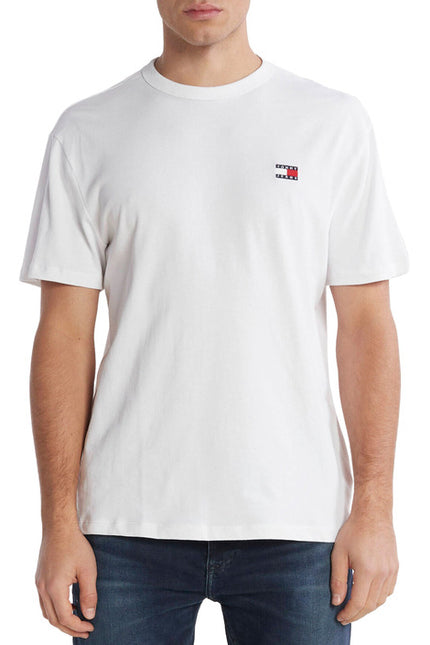 Tommy Hilfiger Jeans Men T-Shirt-Clothing T-shirts-Tommy Hilfiger Jeans-white-S-Urbanheer