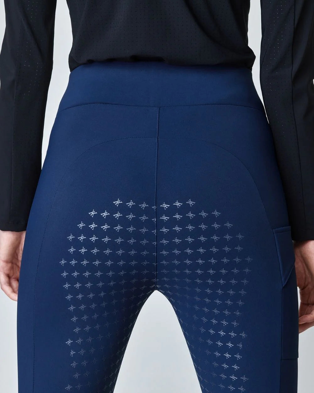 Compression Pull-On Riding Breeches Navy-Breeches-Yagya-Urbanheer