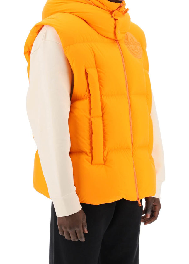 Moncler X Roc Nation By Jay-Z Apus Puffer Vest-Moncler X ROC NATION BY JAY-Z-Orange-3-Urbanheer