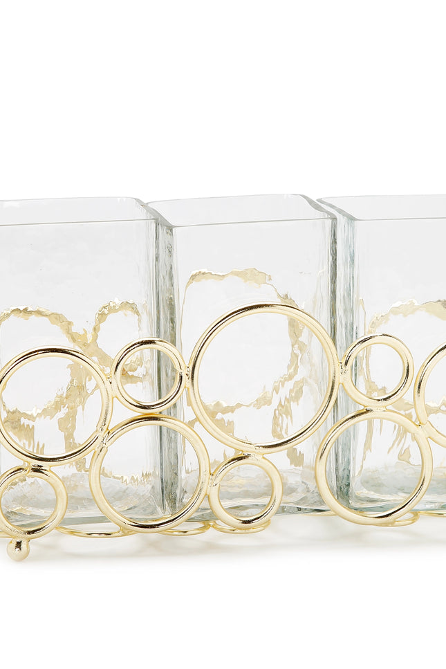 Cutlery Holder Gold Loop Design