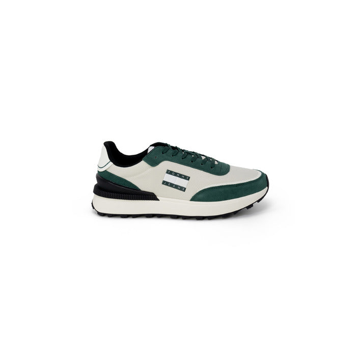 Tommy Hilfiger Jeans Men Sneakers-Shoes Sneakers-Tommy Hilfiger Jeans-green-1-40-Urbanheer