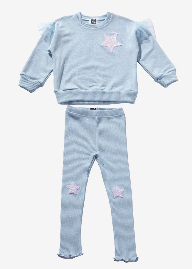 Star Sweatshirt Set-PATITE HAILEY-Urbanheer