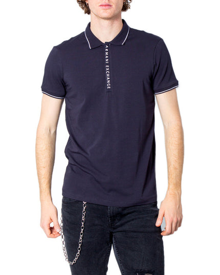 Armani Exchange Men Polo-Clothing Polo-Armani Exchange-blue-2-S-Urbanheer