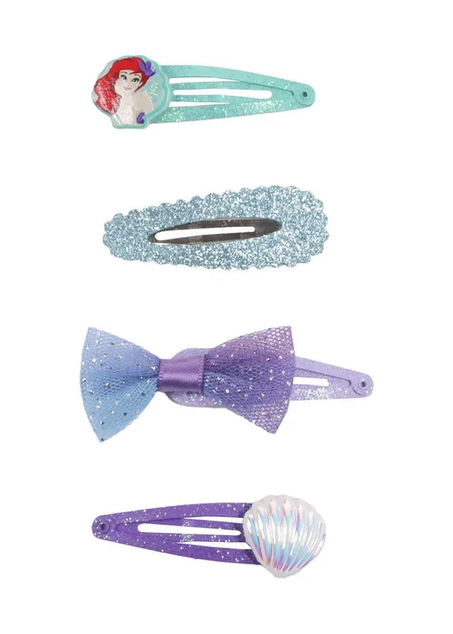 Hair Clips 4 Pieces Princess The Little Mermaid-Mastoys, S.L.-Urbanheer