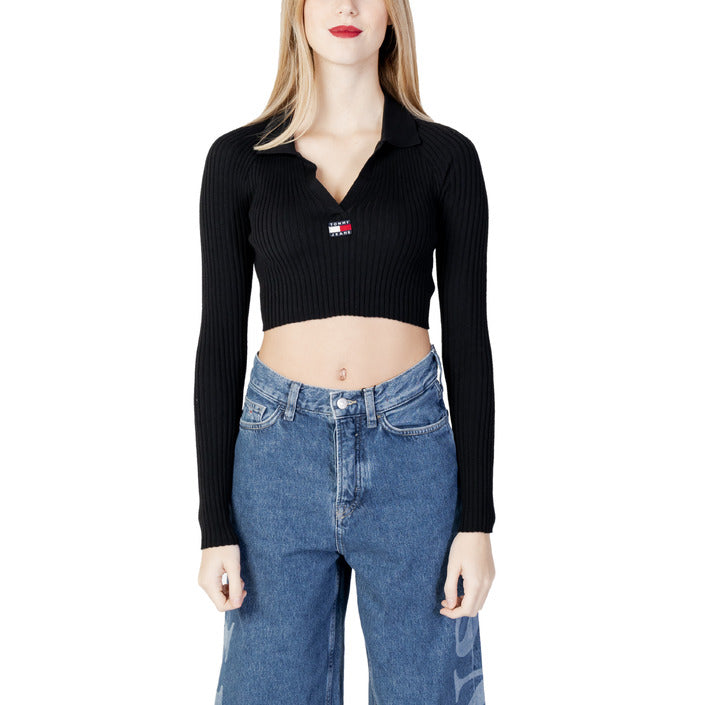 Tommy Hilfiger Jeans Women Knitwear-Tommy Hilfiger Jeans-black-XS-Urbanheer