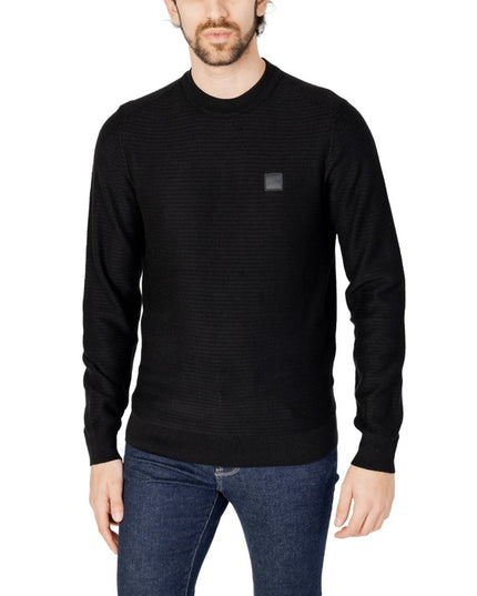 Boss Men Knitwear-Clothing Knitwear-Boss-black-S-Urbanheer