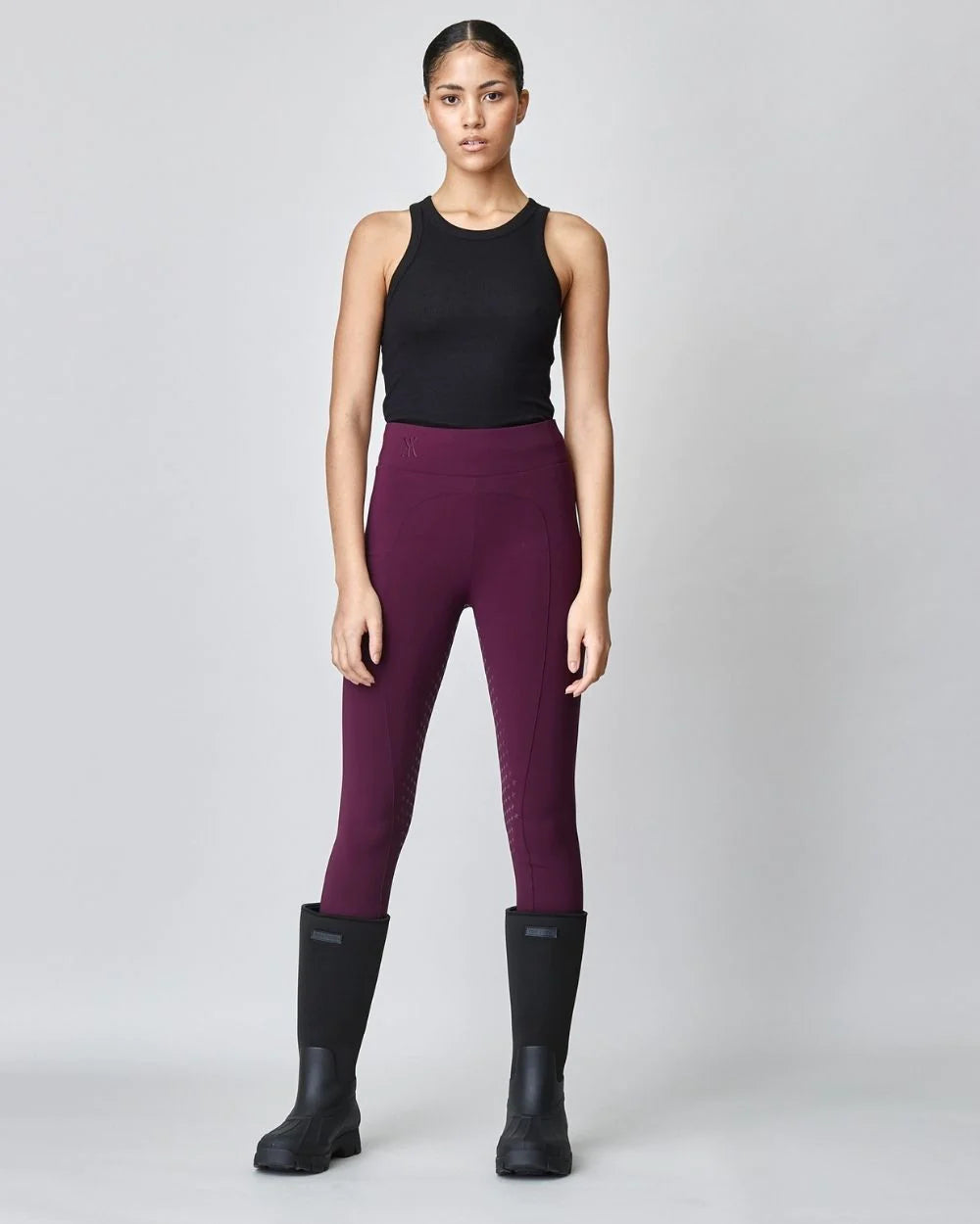 Сompression Pull-On Riding Breeches Burgundy-Breeches-Yagya-Burgundy-XXS-Urbanheer