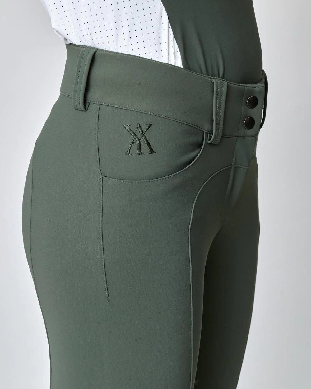 Compression Performance Breeches Green-Breeches-Yagya-Urbanheer