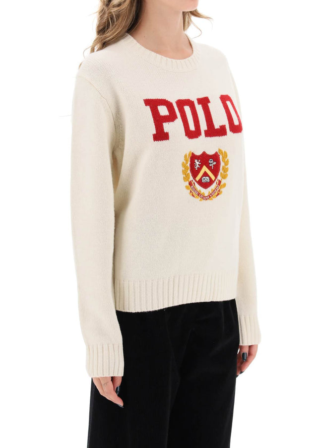 Polo Ralph Lauren Sweater With Embroidered Crest-Ralph Lauren-Urbanheer