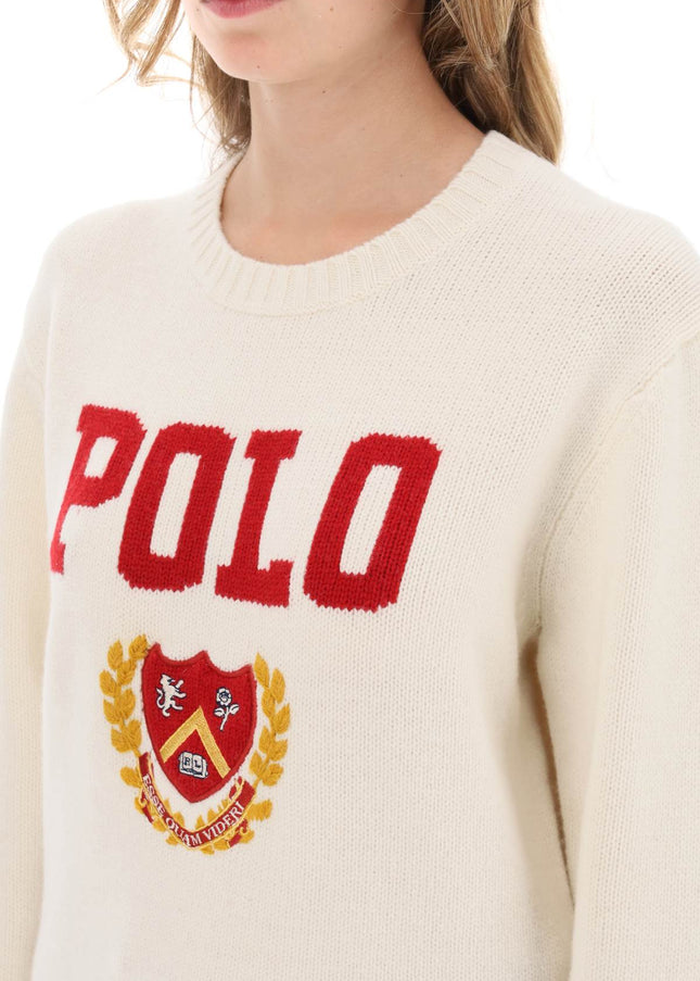 Polo Ralph Lauren Sweater With Embroidered Crest-Ralph Lauren-Urbanheer