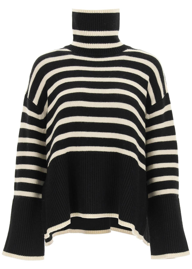 Toteme striped wool cotton turtleneck