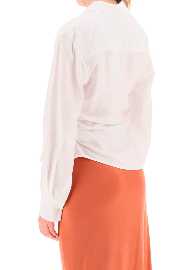 Jacquemus 'la chemise bahia' draped blouse