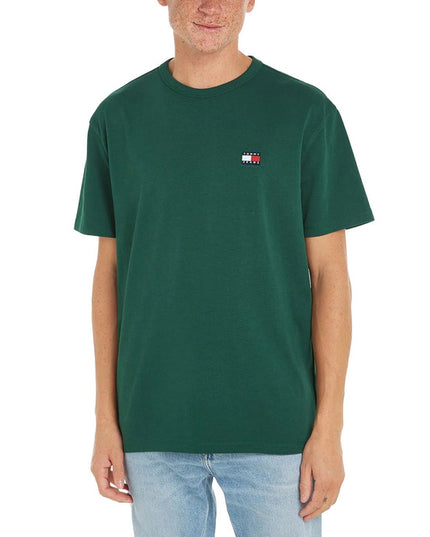 Tommy Hilfiger Jeans Men T-Shirt-Clothing T-shirts-Tommy Hilfiger Jeans-green-3-S-Urbanheer