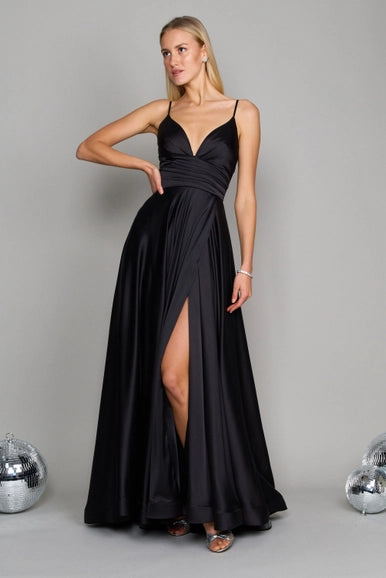 Spaghetti Strap Prom Long Formal Gown Wholesale-Dylan & Davids-Urbanheer