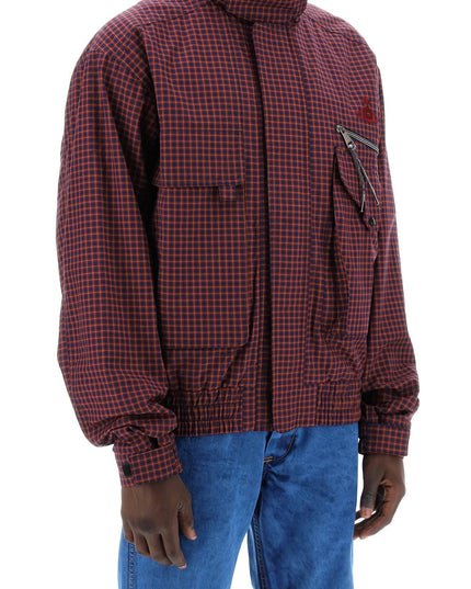 Vivienne Westwood micro tartan memphis bomber jacket