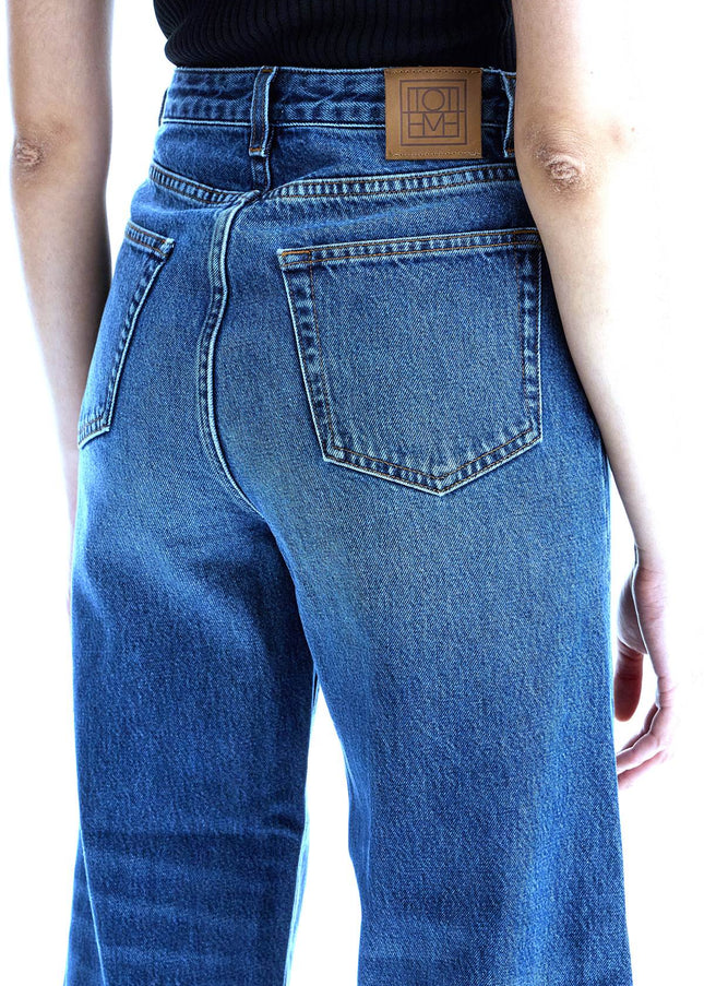 Toteme cropped flare jeans