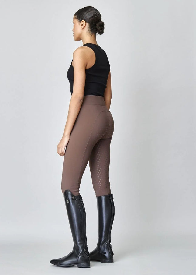 Сompression Pull-On Riding Breeches Brown-Breeches-Yagya-Urbanheer